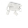 Bodová - ILUX 156774 Bodové stropní svítidlo Ideal Lux Spot PL4 bianco 156774 4x50W bílé - IDEALLUX - foto 2