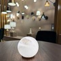 Stolní lampy dekorační - ELS LUNA-TL-S-NS-LV Stolní svítidlo Luna LED dobíjecí 2,2W zlatá / mramor- Elstead - foto 2