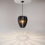Dekorativní - M MOD398PL-01GR Závěsné svítidlo Cambio E27 60W černá/šedá hliník - MAYTONI - foto 2