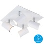 Bodová - BRILO 2857-046 Bodové svítidlo 26,5 cm 4xGU10 40W bílé - BRILO - foto 2
