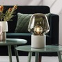 Stolní lampy dekorační - NOR 48905011 Stolní lampa Christina 25W E27 světle šedá kouřová - NORDLUX - foto 2