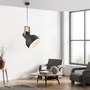 Dekorativní - LD 15747-18 CUP 2.0 závěsné svítidlo průměr 30cm 1 ramenné dřevo z akácie nastavitelná výška - JUST LIGHT - foto 2