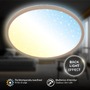 Kruhová - BRILO 7655011 Slim svítidlo LED panel pr.37,5 cm - 22W, 3000lm, dálkový ovladač, stmívatelné, béžová - BRILO - foto 2