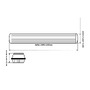 LED trubice 120 cm - Trubicové svítidlo pro LED KAPAL 236PS 120cm - foto 2