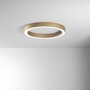 Kruhová - FAN LED-DEMOS-PL80-ORO Stropní LED svítidlo DEMOS zlatá, 80 W, 10990 lm, CCT, 80 x 8,5 cm - FANEUROPE - foto 2