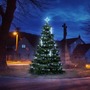 SADY na stromy - DLED TRS1031 LED světelná sada na stromy vysoké 3-5m, ledová bílá s padajícím sněhem - foto 2