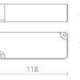 Stabilizované napětí - RED G14018 TRAFO doplňek ke svítidlu, driver/transformátor IP67 - DESIGN RENDL - foto 2