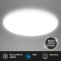 Kruhová - BRILO 3832016 Rowny LED svítidlo do koupelny, IP54 krytí proti vodě, 2500 lm, kruhové 29 cm, bílé - BRILO - foto 2