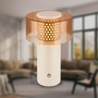 Stolní lampy dekorační - BRILO 7669014 Gila stolní lampa - 2,6W, 200lm, bezdrátová, LED, IP44, dotykový vypínač, stmívatelná, kávová/světlešedá - BRILO - foto 2