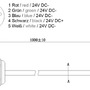 Příslušenství - IMPR 940029 Deko-Light Weipu HQ 12/24/48V přívodní kabel 5-pólový kabelový systém1000 mm - foto 2