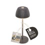 Stolní lampy dekorační - BRILO 7581015 Riffle Nano stolní lampička - 1,5W, 130lm, nabíjecí, LED, stmívatelné, dotykový vypínač, German design Award Winner 2025, antracit - BRILO - foto 2