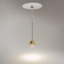 Koule - M MOD227PL-01BS Závěsné svítidlo Ros GU10 40W mosaz kov sklo - MAYTONI - foto 2