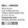 Ventilátory - NV 9952320 LIGHT SOURCE světlo pro ventilátory DELL LED 18W 230V 3000-6500K stmívatelné - NOVA LUCE - foto 2