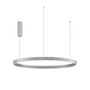 Kruhová - NV 9345670 Závěsné svítidlo ELOWEN broušený šampaň stříbrný hliník a silikon LED 100W 3000K stmívatelné - NOVA LUCE - foto 2