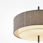 Kruhová - M MOD613PL-05GR Závěsné svítidlo Bergamo E27 5x60W černá/šedá kov - MAYTONI - foto 2