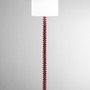 Stojací lampy - FAN I-SULTAN-PT-ROS Stojací lampa Sultan (červená + samet) kov + samet, 1 x E27, 15 W; lampa pr. 40 x 20 cm, konstrukce 40 x 158 cm - FANEUROPE - foto 2