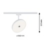 Svítidla - P 96788 URail LED lištový spot Hildor 15W 3000K stmívatelné 230V bílá - PAULMANN - foto 2