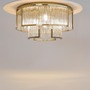 Kruhová - M MOD174CL-06G Stropní svítidlo Frame E14 6x60W zlatá kov sklo designové - MAYTONI - foto 2