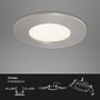 Kruhová - BRI 7282012 LED vestavné svítidlo, pr. 8,5 cm, 5,5 W, matný nikl (starý kód: BRI 7282-012) - BRILONER - foto 2