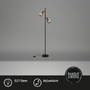 Stojací lampy - BRI 1486025 Stojací svítidlo, 150 cm, 2x E27, max. 10W, černá - BRILONER - foto 2