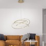 Kruhová - PN 2124-60 LED závěsné svítidlo matná mosaz nastavitelná výška CCT stmívatelné, 2700-5000K - PAUL NEUHAUS - foto 2