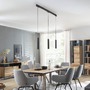 Vícečetná - LD 11792-18 Kolekce Schöner Wohnen závěsné svítidlo DANTE, černá, 3-ramenné, ovládání vypínačem, 3000K - JUST LIGHT - foto 2
