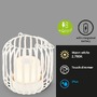 Na stůl - BRILO 7479016 LED nabíjecí stolní lampa, 13 cm, 2W, 150lm, bílé-zlatá - BRILONER - foto 2