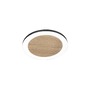 Kruhová - FAN LED-SAMSARA-WD Stropní svítidlo LED SAMSARA černá/dřevo 35 W 5300 lm CCT 40x4,2 cm - FANEUROPE - foto 2