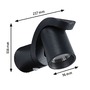 Nástěnná - P 94830 LED venkovní nástěnné svítidlo Cuff pohybové čidlo IP44 76x217mm 3000K 10W 230V 70° antracit hliník - PAULMANN - foto 2
