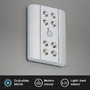 Přisazená - BRI 2255081 LED Lero Indoor 11,6 cm 8x0,08W 7lm stříbrná (starý kód: BRI 2255-081) - BRILONER - foto 2