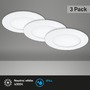Kruhová - BRI 7284-036 3ks sada LED vestavné svítidlo, pr. 12 cm, 6,4 W, bílé - BRILONER - foto 2