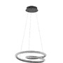 Kruhová - NV 9748165 Závěsné svítidlo GINEVRA černý hliník a akryl LED 45W 230V 3000K IP20 stmívatelné - NOVA LUCE - foto 2