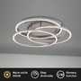 Kruhová - BRI 3248-012 LED stropní svítidlo, pr. 52,5 cm, 56 W, matný nikl - BRILONER - foto 2