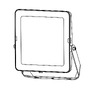 Reflektory - SLC SLC1431 LED reflektor Lite 100W černý 12500lm 4000K Ra70 IP66 - TLG - foto 2