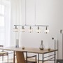 Podélná - LD 15375-17 ACCOR LED závěsné svítidlo 5 ramenné lesklý chrom do jídelny - LEUCHTEN DIREKT / JUST LIGHT - foto 2