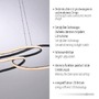 Dekorativní - PN 2765-18 LED závěsné svítidlo TWIST, černá, nastavitelná výška, stmívatelné, paměťová funkce, SimplyDim, 2700K - PAUL NEUHAUS - foto 2