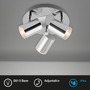 Koupelnová - BRI 2731-038 LED bodové svítidlo pr. 21 cm 3xGU10 max. 5W chrom - BRILONER - foto 2
