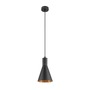 Stínidla, kryty, clony - LA 1010084 LALU® CONE 15 Stínidlo, patice E27, Mix&amp;Match, H: LALU® TETRA 36, stínidlo, patice E27, Mix&amp;Match, V: 8. 9 cm, černá / bronzová - BIG WHITE (SLV) - foto 2