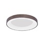 Kruhová - NV 9353855 Stropní svítidlo RANDO THIN broušený kávově hnědý hliník a akryl LED 50W 230V 3000K IP20 stmívatelné - NOVA LUCE - foto 2