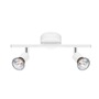 Bodová - NV 661002 Bodové svítidlo BASE matný bílý kov GU10 2x5W IP20 bez žárovky - NOVA LUCE - foto 2