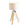 Stolní lampy dekorační - RED R14042 ALVIS/RON 40 stolní Polycotton bílá/bambus 230V E27 11W - RED - DESIGN RENDL - foto 2
