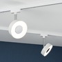 Svítidla - P 95588 URail LED lištový spot 3-krokové-stmívatelné Circle 5W 3000K stmívatelné 230V bílá - PAULMANN - foto 2