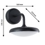 Nástěnná - P 94758 LED venkovní nástěnné svítidlo Nostro IP44 kruhové 180x250mm 3000K 10W 230V antracit hliník - PAULMANN - foto 2