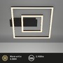 Hranatá - BRILO 3772015 LED stropní svítidlo, 32 cm, 22W, 100lm, černá - BRILO - foto 2