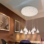 Vícečetná - AZZ AZ3143 LED Závěsné svítidlo Azzardo Dalmatia 9 DIMM black AZ3143 45W 3880lm 3000K IP20 68cm černé stmívatelné - AZZARDO - foto 2