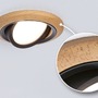 Kruhová - P 92237 LED vestavné svítidlo Lanati 3ks sada kruhové 84mm 30° Coin 3x6W 230V 2700K dub/černá mat - PAULMANN - foto 2