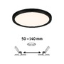 Koupelnová - P 79961 VariFit LED vestavné svítidlo Areo IP44 kruhové 175mm 3000K černá - PAULMANN - foto 2
