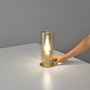 Stolní lampy dekorační - FAN I-MAGIC-L-ORO Stolní lampa Lumetto Magic, zlatá/jantar, 1 x E27, 13 x 13 x 23 cm - FANEUROPE - foto 2