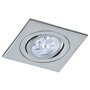 Hranatá - BPM 5001.19GU Vestavné svítidlo JANT Aluminio Plata nikl satin 1x50W, 230V - BPM - foto 2