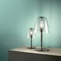 Stolní lampy dekorační - FAN I-ARES-LG1-TR Stolní lampa Lume Ares, průhledné, 1 x E27, 28 x 56 cm - FANEUROPE - foto 2